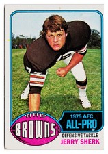 Jerry Sherk 1976 Topps #60 Cleveland Browns Very Good