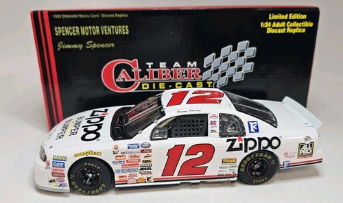 1999 TEAM CALIBER 1/24 JIMMY SPENCER #12 ZIPPO BANK NASCAR DIECAST 1 OF 1,008 - Picture 2 of 18