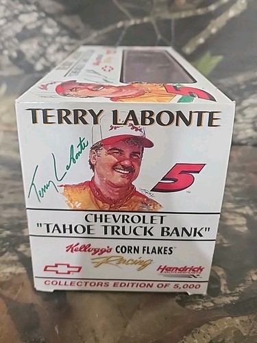 1/25 Die-cast Terry Labonte Chevrolet Tahoe Truck Bank Kellogg's Collection Z3 - Picture 3 of 8