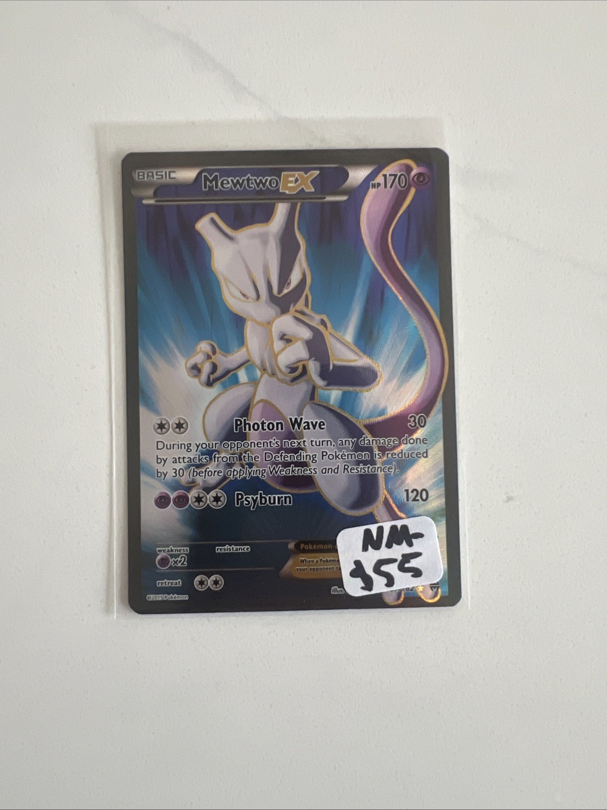 Pokemon Breakthrough Mewtwo EX (Full Art) 157/162 Holo - Near Mint