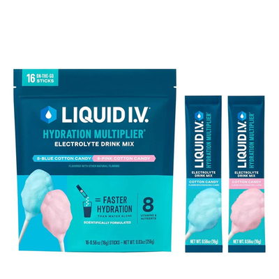 #ad Liquid I.V. Hydration Multiplier Electrolyte Drink Mix Cotton Candy 16 Serving $17.09