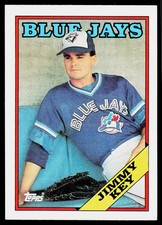 Jimmy Key, 1988 Topps, #682, Toronto Blue Jays,