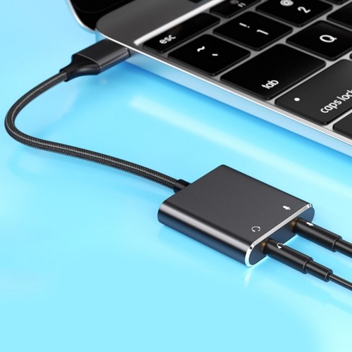 Wielofunkcyjny adapter karty dźwiękowej USB Przewodowy konwerter słuchawek i mikrofonu - Zdjęcie 5 z 8