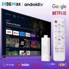 H96Max 4K Ultra HD Smart TV Stick Mediaplayer 16 GB Android 14  BT5.4 Wifi 6