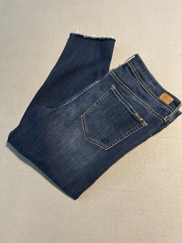 SEVEN7 Madison straight jeans Women's Unfinished Hem size 14 - Picture 3 of 11