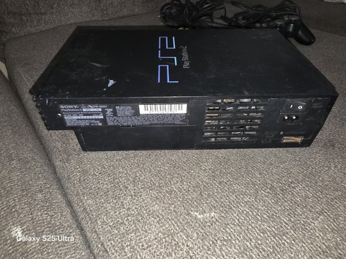 Sony PlayStation 2 PS2 Fat Konsole Schwarz (SCPH-30001) mit Kabeln & Controller - Bild 5 von 7