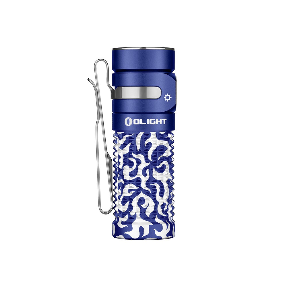 Olight Baton 4 Blue Phantom Waterproof Rechargeable Flashlight