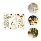 Weihnachtsfenster Aufkleber DIY Shop Display Store Abziehbilder Festival