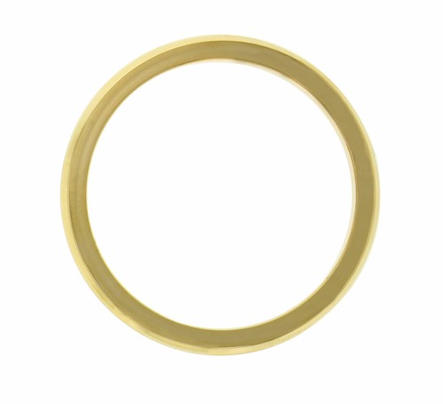 GOLD CREATED DIAMOND BEZEL FOR 34MM ROLEX DATE 15000 15010 1500,1501, 115234 - Picture 2 of 2