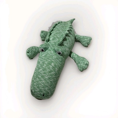 Pillowfort Alligator Knit Throw 22 in Pillow Plush Green Stuffed Animal 2018 - Picture 2 of 2