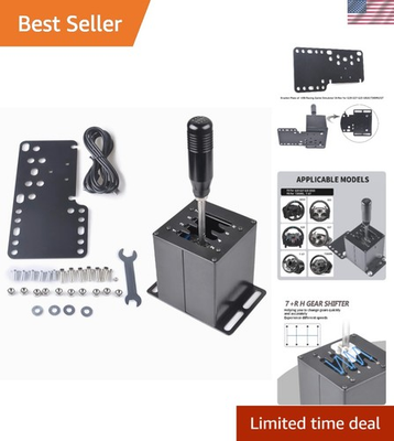 #ad #ad Plug and Play H Shifter for PC Compatible with Logitech and T300RS GT Wheels $82.49