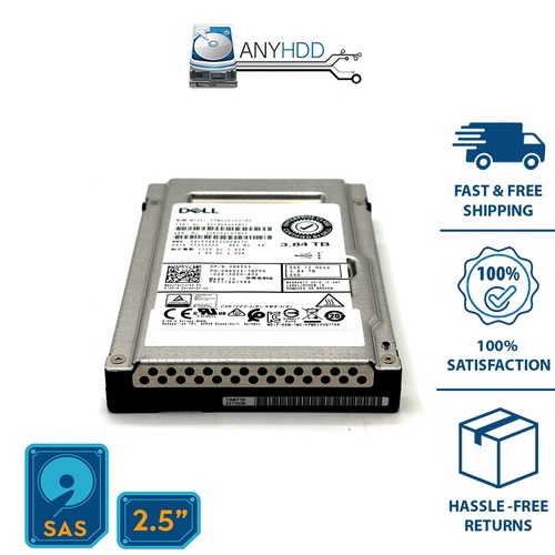 Dell 3.84TB SAS SSD – KPM5XRUG3T84 – P/N SDFBE84DAB01 – 0N85XX - 2.5in 12gbs - Picture 2 of 2