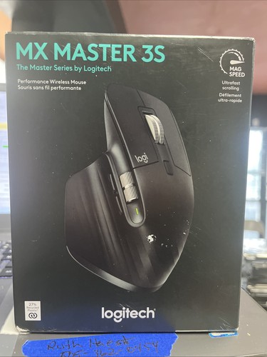Logitech MX MASTER 3S (ECP010525) Neu Versiegelte Verpackung hat einige vom Etikett entfernt
