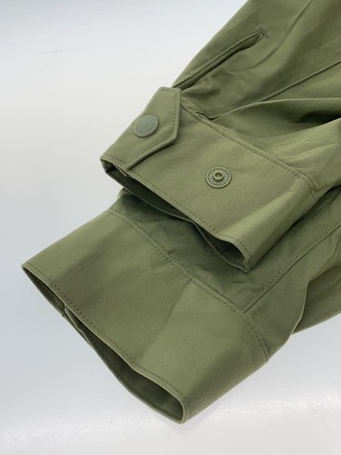 HYKE OTHER BLOUSON 1 POLYESTER Khaki SOLID 221-27040 Gebraucht - Bild 5 von 5