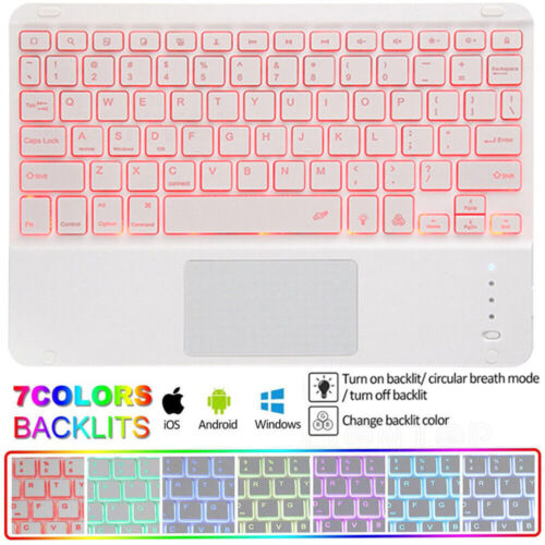 Für Xiaomi Mi Pad 5/6 Pro Redmi Pad SE 11" hintergrundbeleuchtetes Touchpad Tastaturhülle Maus - Bild 45 von 57