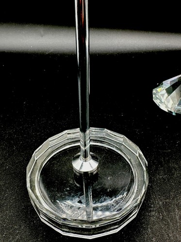 12" & 8” Tall Crystal Candleholders Clear Candle Holders Prismatic Glamourous - Picture 10 of 14