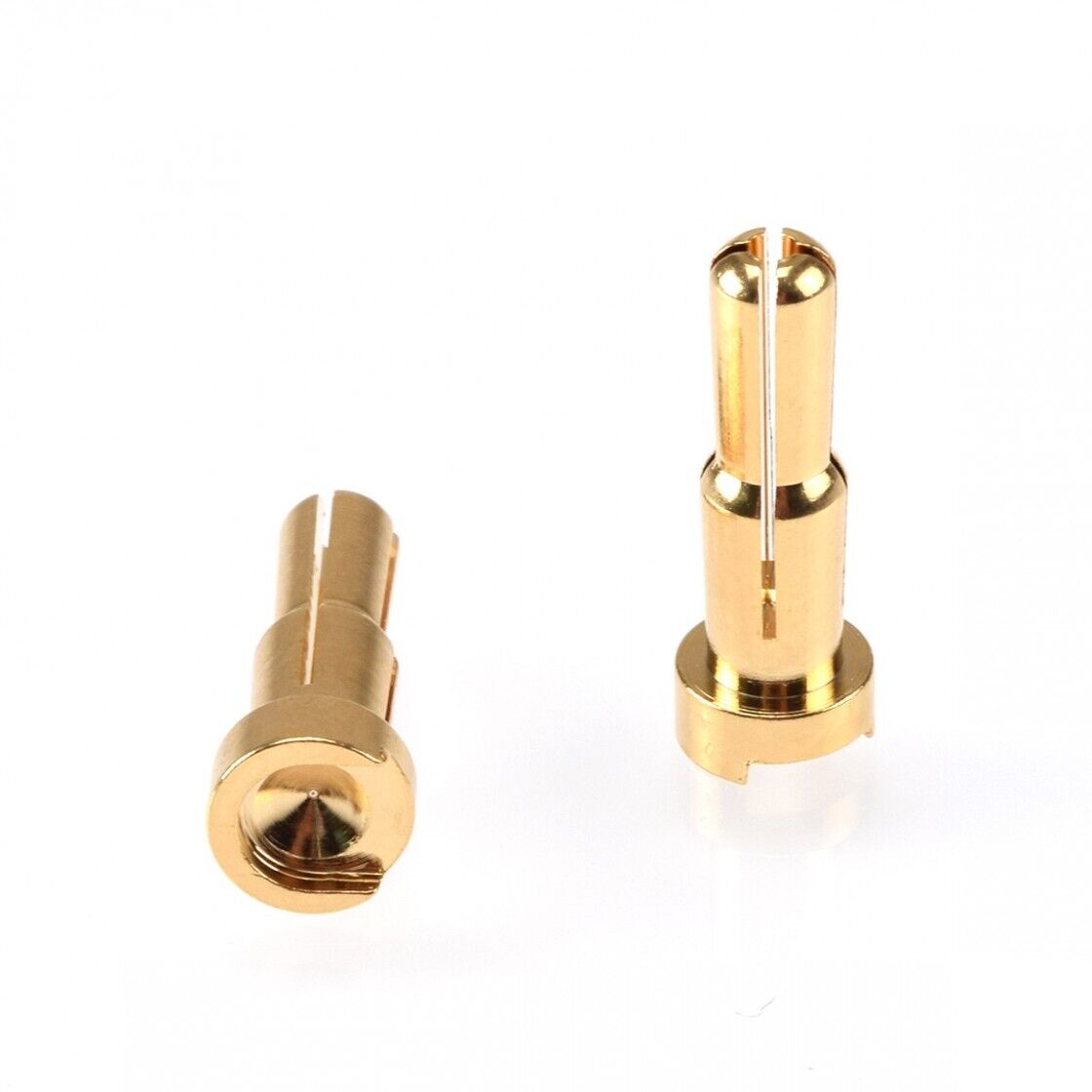 RP-0197 RUDDOG   4/5mm Dual Bullet Gold Plug Male (2pcs)