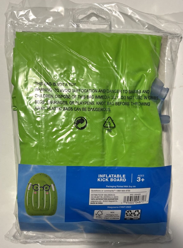 Water Sun and Fun Inflatable Kick Board-33in x 22in-Cactus- Ages 3+ NEW - Picture 3 of 3