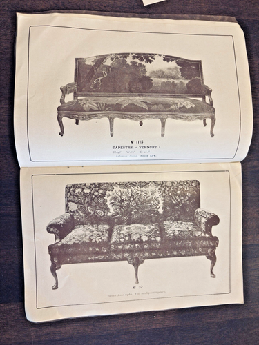 Wandteppiche Katalog Gobelin Werke Belgische Kunst Brüssel Möbel 1929 Preisliste - Bild 5 von 12