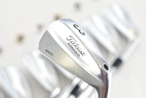 8p Titleist 660 3-4-5-6-7-8-9-P RH Golf Iron Set ProjectX 5.5 Rifle Stiff Clubs - Picture 3 of 23