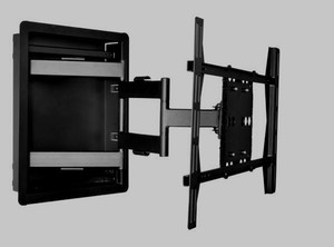Flush In Wall Recessed Articulating Mount For Led Tv 50 55 60 65 Image Is Loading Flush In Wall Recessed Articulating Mount For Led