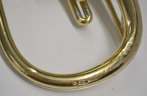 USED BLESSING M400 MARCHING FRENCH HORN WITH CASE, KEY OF F - Picture 11 of 18
