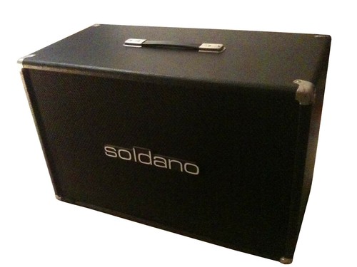 Gabinete Soldano 2x12 - Cubierta de vinilo negra resistente al agua hecha en EE. UU. (sold009) - Imagen 2 de 6