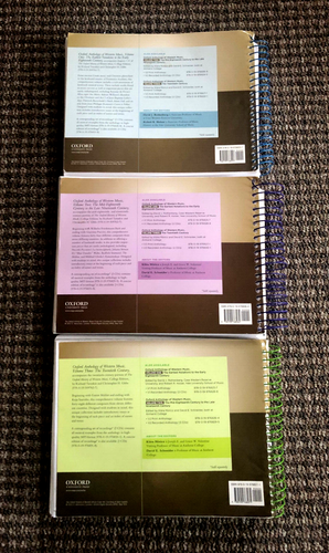 COMPLETE SET: "Oxford Anthology of Western Music," Vols. 1, 2,3 (2013 ED.) - Imagen 2 de 2