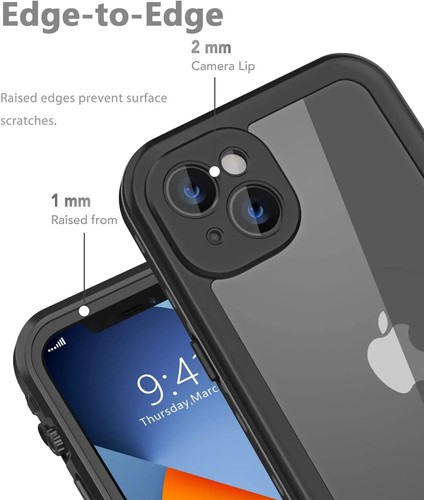 Funda Impermeable IP68 Transparente Completa Sellada para iPhone 16 15 14 Plus 13 12 11 Pro Max - Imagen 14 de 26