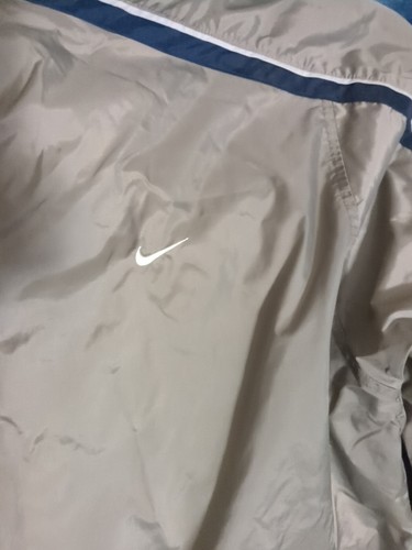 Vintage Nike Jacket Mens Extra Large Gray Tracksuit Windbreaker Running Outdoors - Picture 5 of 11