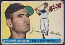 1955. TOPPS. # 1 DUSTY  RHODES    VB347  