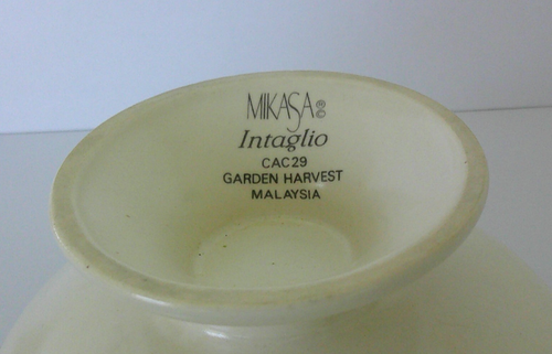 4er Set Mikasa Intaglio Garten Ernte Sherbet/Dessertschalen mit Fuß - 4,75" - Bild 6 von 7