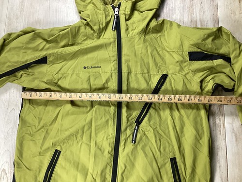 Columbia Wind Breaker Rain Jacket Green Youth 14/16 Gorpcore - Picture 7 of 8