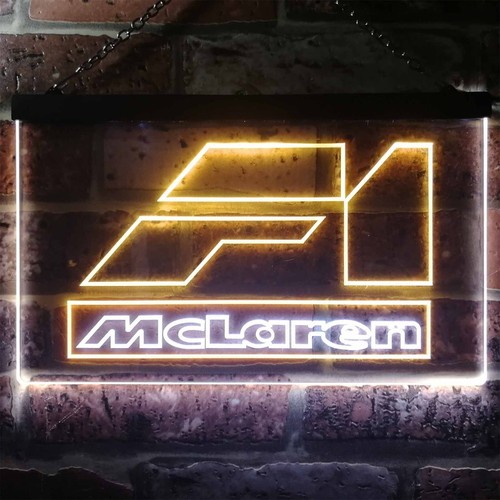 McLaren 2 Colors LED Neon Light Sign for Car Parts Store Repair Services Garage - Picture 5 of 5