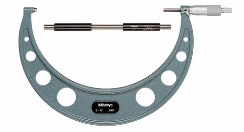 Mitutoyo 103-185 Outside Micrometer, 8-9" Range, .001" Graduation
