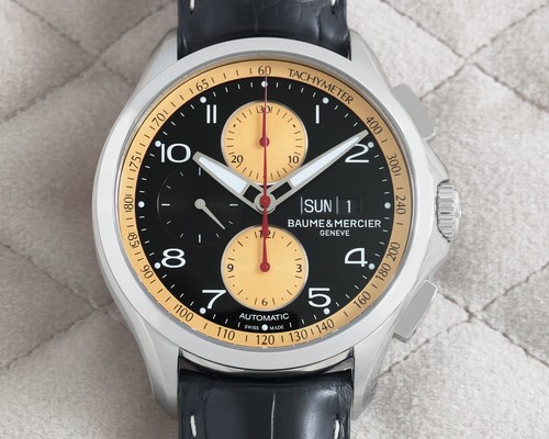 BAUME & MERCIER Herrenuhr Automatik Chronograph M0A10371 Clifton - Bild 3 von 6