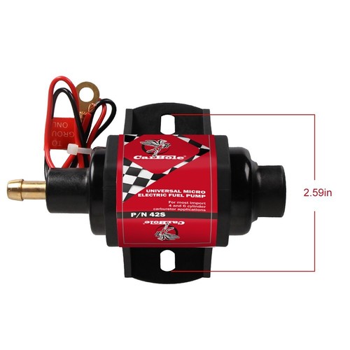 Universal Practical 42S Micro Electric Gasoline Fuel Pump 28 GPH 2-3.5PSI 12V - Picture 9 of 16