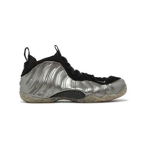 Nike Air Foamposite One Metallic Pewter Black Silver Men's Shoes 314996-004 - Picture 2 of 7