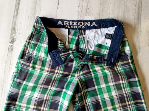 Mens Vintage Madras Bermuda Shorts Arizona Jean Co. 33 Waist Excellent Plaid - Picture 3 of 11