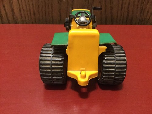 Vintage Tonka Lawn And Garden Tractor With Front Loader Metal Green and Yellow - Picture 4 of 6