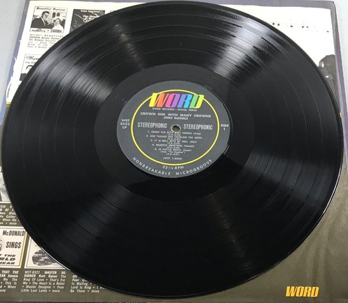 Jimmie McDonald - Crown Him With Many Crowns 1971 Word Stereo Vinyl LP Excellent - Picture 8 of 9