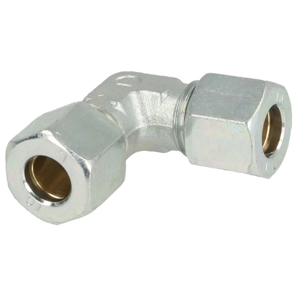 Ermeto Schneidringverschraubung Winkel Kupplung 4 - 35 mm f. Gasrohr & Ölleitung