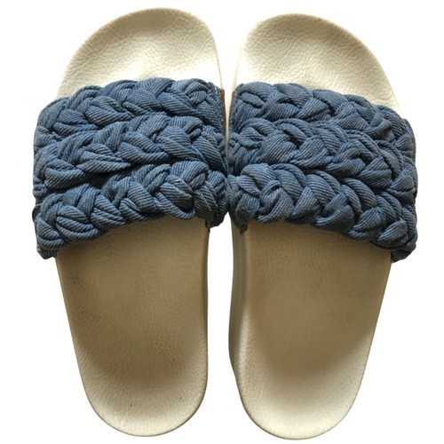 ROBERT CLERGERIE Wallis Women's White Platform Slide Sandal Size US 6.5 EU 37 - Picture 2 of 6