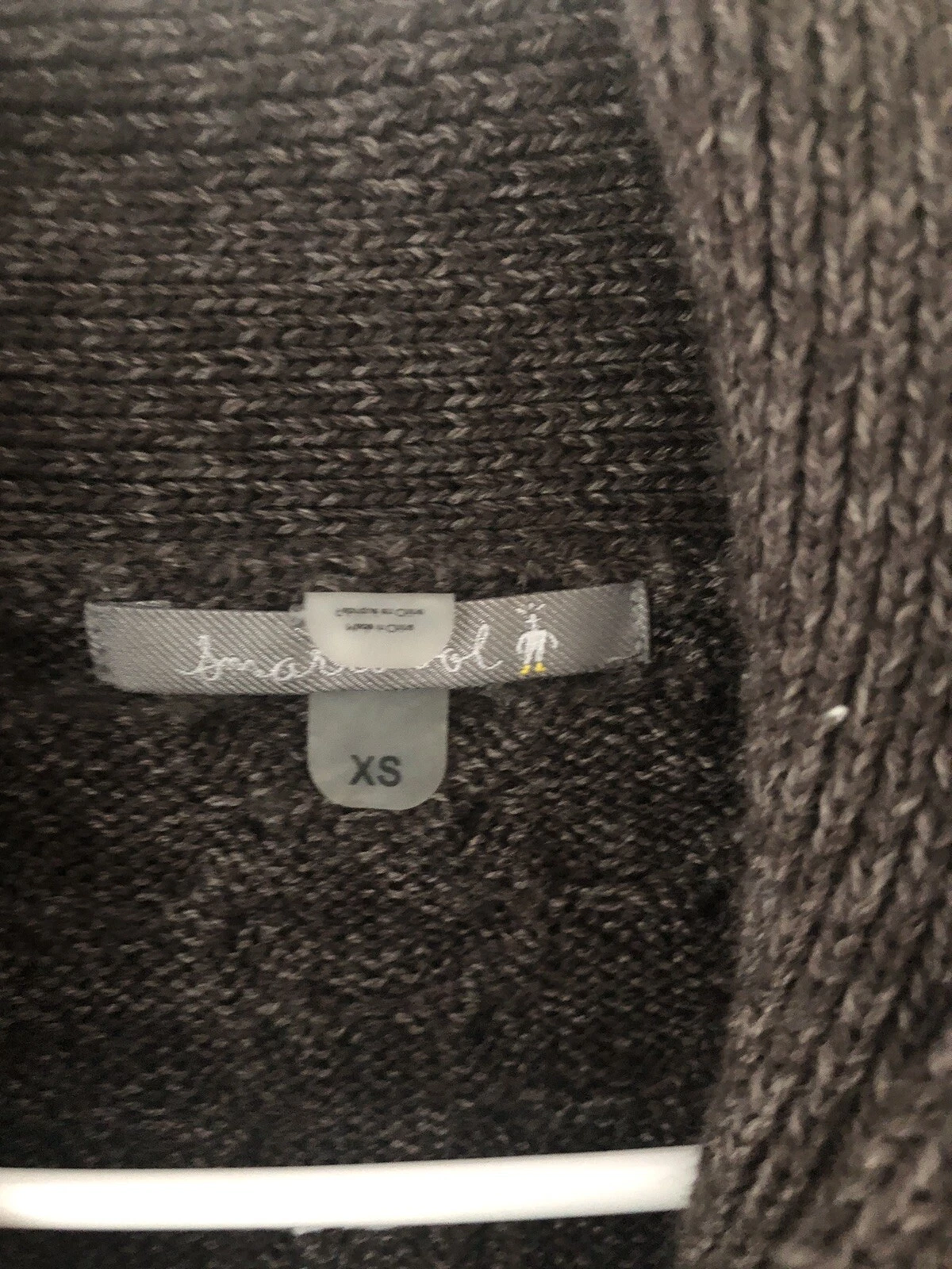 smartwool hesperu full zip cardigan shawl collar knit sweater