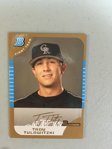 2005 Bowman Draft Gold Baseball Thick Stock Complete 165 Card Set (BDP1-165) - Picture 5 of 5