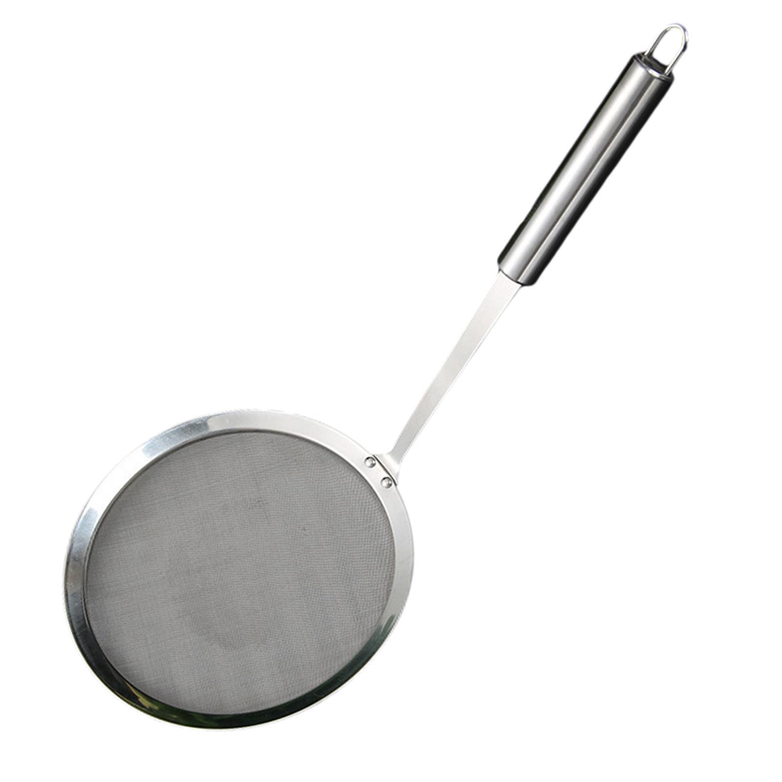 Stainless Steel Fat Skimmer Spoon Durable Multi Use Coffee Ground