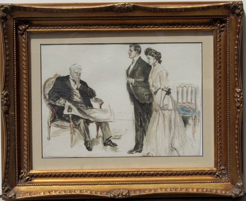 Florence Standish Whiting American Listed artist Watercolor Painting Illustratio - 第 7/10 張圖片
