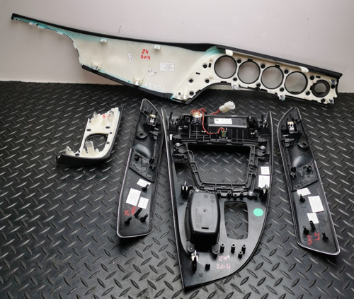 BMW Z4 E89 DASHBOARD PANEL INTERIOR TRIM SET ALUMINIUM CARBON 9129243 - Picture 2 of 19