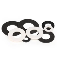 Hard Fiber Flat Washers Black/White Steel Paper Fiber Insulating Gasket Ring