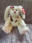 Ty Attic Treasures ~ Rosalyne the Rabbit ~ Jointed Bunny w/Roses ~ Nwt